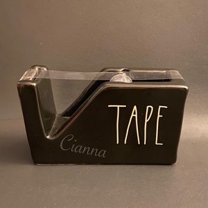 Rae Dunn Black TAPE Dispenser